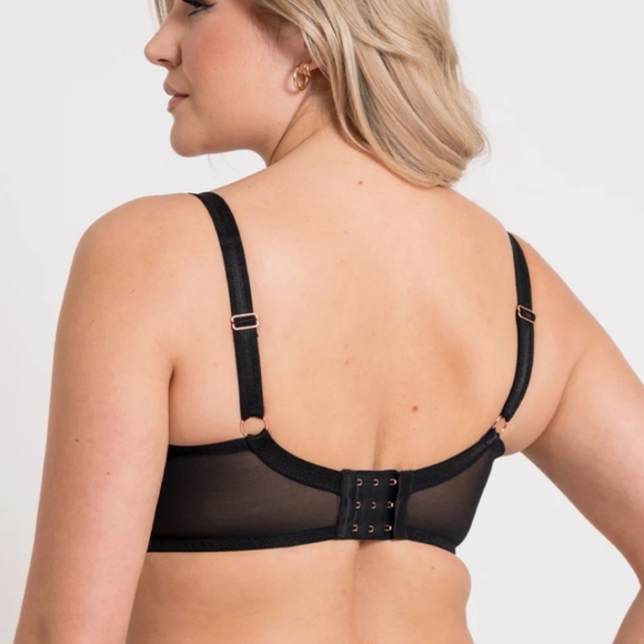 NEW Scantilly By Curvy Kate Serpent Demi Bra & Thong Matching Set 38G / XL - Picture 5 of 12